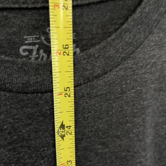 Fresh Clean Tees Gray T Shirt Mens MT Short Sleeve Med Crew Neck Solid Tee NWOT - Picture 6 of 6